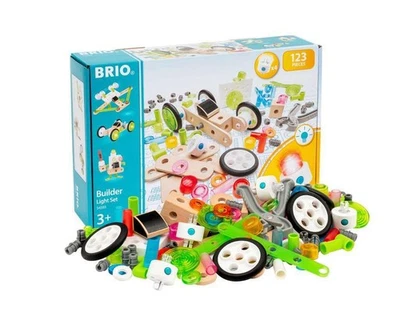 Juego de luces de construcción BRIO 34593 | Juego de tren de juguete de madera para niños de 3 años en adelante Foto 1 de 4