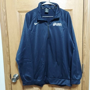 Nike Dry-Fit Quarter Zip USA Football United States Mens XL Navy Blue - Picture 1 of 6