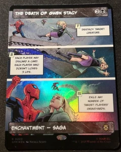 The Death Of Gwen Stacy - Foil - Borderless - SPM - MTG - EN - NM - 0223 - Picture 1 of 1