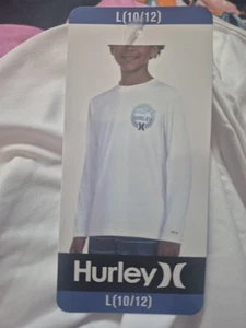 Hurley Boy's Long Sleeve Swim Size 10/12 - Picture 1 of 2