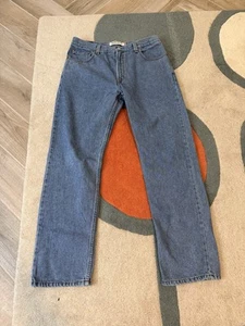 Levi's 505 Jeans Herren Größe 36 X 34 Blau Denim 5 Taschen Mid-Rise Medium Wash - Bild 1 von 9