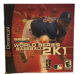 World Series Baseball 2K1 (Sega Dreamcast, 2000) NOT FOR RESALE, Tested, CIB