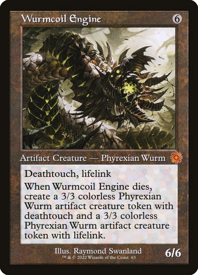MTG Wurmcoil Engine 063 Retro Frame  - The Brothers' War Retro Artifacts #063 - Image 1 of 1