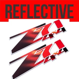 Z71 4x4 OFF-ROAD Truck Decal Set of 2 Reflective Stickers)) - Picture 1 of 4