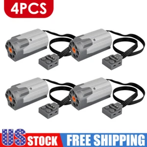 4x For LEGO Power Functions 8883 M Motor Electric Assembled Build Block Toy Part - Picture 1 of 7