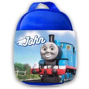 Personalised Thomas Tank Engine Kids Lunch Bag Any Name Childrens Boys School - Picture 1 of 2