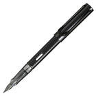 Lamy Al Star Fountain Pen Black Polished Stainless Steel Fine Nib Snap on L71BKF