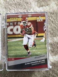 2020 Panini Instant AFC Champions Chiefs SP RC #'d/425 Clyde Edwards-Helaire  - Picture 1 of 1