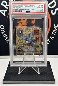 1999 POKEMON AMADA SUPER DX ARTICUNO GOLD STICKER #D155 PSA 8 - Picture 1 of 3
