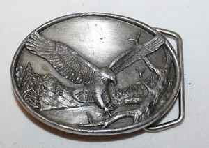 Vintage 1982 THE EAGLE Flying Bird Belt Buckle by Siskiyou - Picture 1 of 5