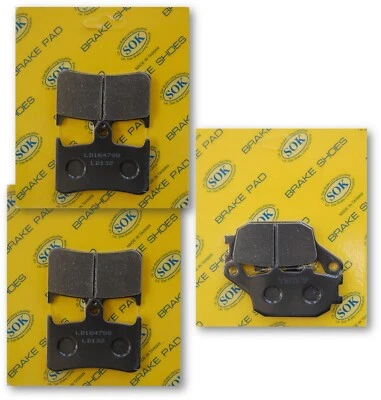 PASTILLAS DE FRENO DELANTERAS Y TRASERAS PARA HONDA CBR 900 Fireblade 1992-1997 CBR900 CBR900RR Foto 1 de 3