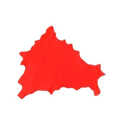 Cuero canguro naranja grano completo piel entera cromo curtido suave y fuerte Foto 1 de 4