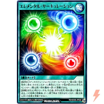 Elemental Circulation - Common RD/SD0B-JP030 Birth of Hero - YuGiOh Rush Duel - Image 1 of 3