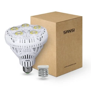 300W Equivalent BR30 LED Lights Bulb 4000lm 5000K Daylight White Bright Lamp - Picture 1 of 10