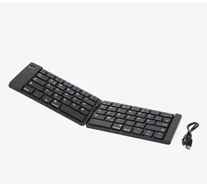 Faltbare Mini Bluetooth Tastatur, Keyboard faltbar Super Slim Layout Deutsch - Bild 1 von 4
