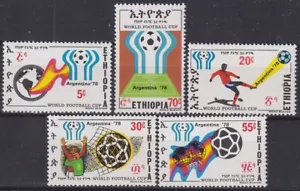 F-EX47675 ETHIOPIA MNH 1978 WORLD FOOTBALL SOCCER CHAMPIONSHIP. - Picture 1 of 1