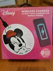 Disney Minnie Mouse Wireless Charger For Mobile Phones 10 Watt Fast Charger