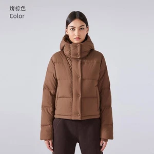 Women Puffer Jacket Quilted Down Hooded Small Medium Large Size 4 6 8 10 12 New - Picture 1 of 48