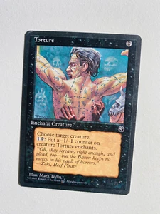 1X MTG MAGIC THE GATHERING TORTURE NM-MT CARD - Picture 1 of 2
