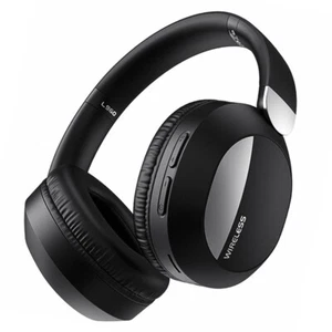 Wireless Headphones Bluetooth Noise Cancelling Stereo Earphones Over Ear Headset - Picture 1 of 11