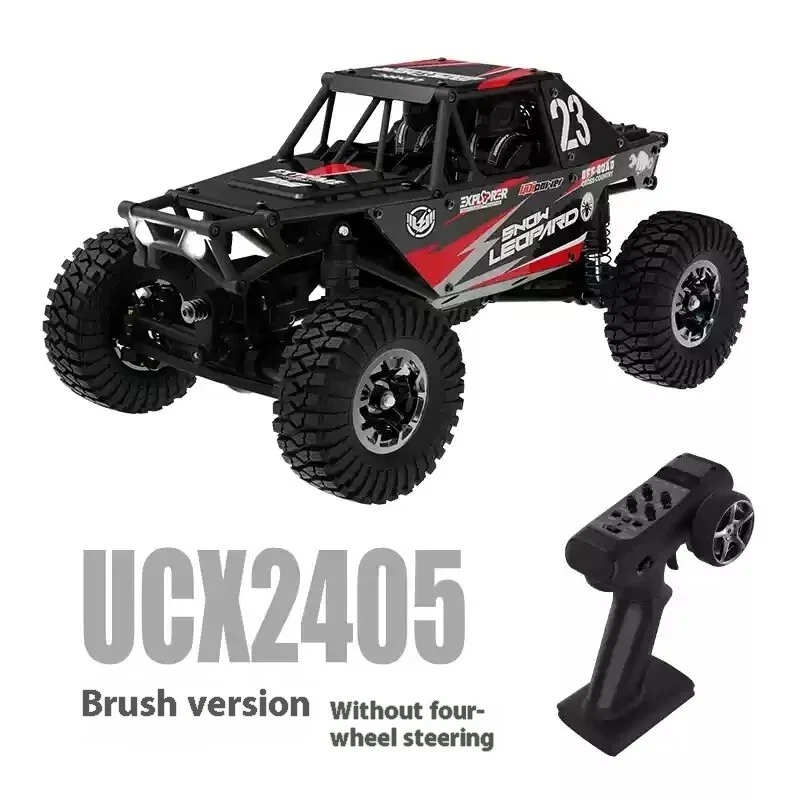 UDIRC UCX24 1/24 RC Crawler motor sem escova/escovado 4WS mini rastreador de rocha 3 velocidades - Imagem 1 de 4