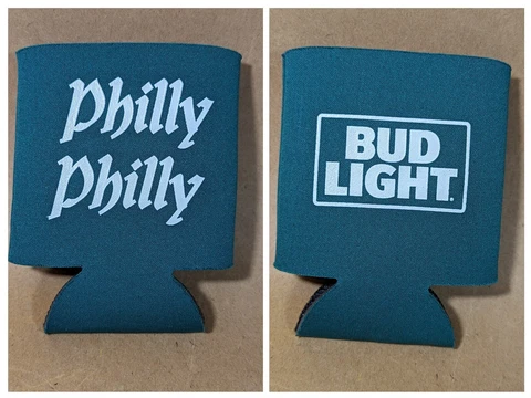 Philadelphia Eagles NFL Super Bowl LII Champions Philly Philly Can Cooler Koozie Cover