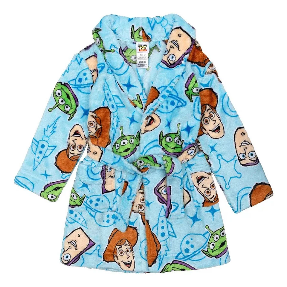 Toy Story Buzz, Woody and LGM Toddler Boy's Fleece Character Bathrobe, Robe - Image 1 of 1