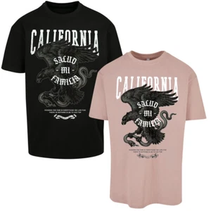 Mister Tee La Familia Oversize Tee Top Shirt Print USA America Men - Picture 1 of 5