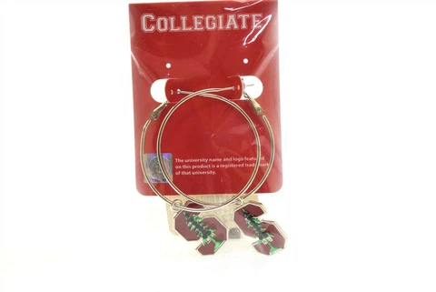 NCAA™ Stanford Cardinals Collegiate Hoop "S" Tree Earrings Cover