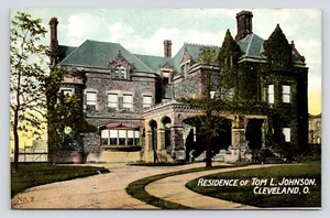 Tom L Johnson Residence Cleveland Ohio Vintage DIvided Back UNP Postcard - Picture 1 of 2