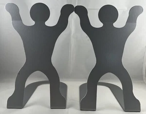 Xonex Bookends 7" Pop Art Metal Keith Haring Style - Picture 1 of 6