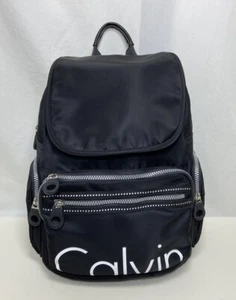 Calvin Klein Athleisure Large Backpack Handbag Bag Black - Picture 1 of 12