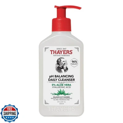 THAYERS pH Balancing Daily Cleanser, Face Wash with Aloe Vera, Gentle and Hyd - Image 1 of 4