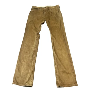 Diesel Chinos Mens 28 30 Regular Straight Brown Preppy Stretch Lightweight - Picture 1 of 10