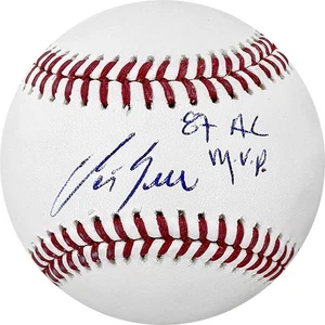 George Bell Signed Autographed Official ML Baseball Inscribed 87 AL MVP TRISTAR - Picture 1 of 2