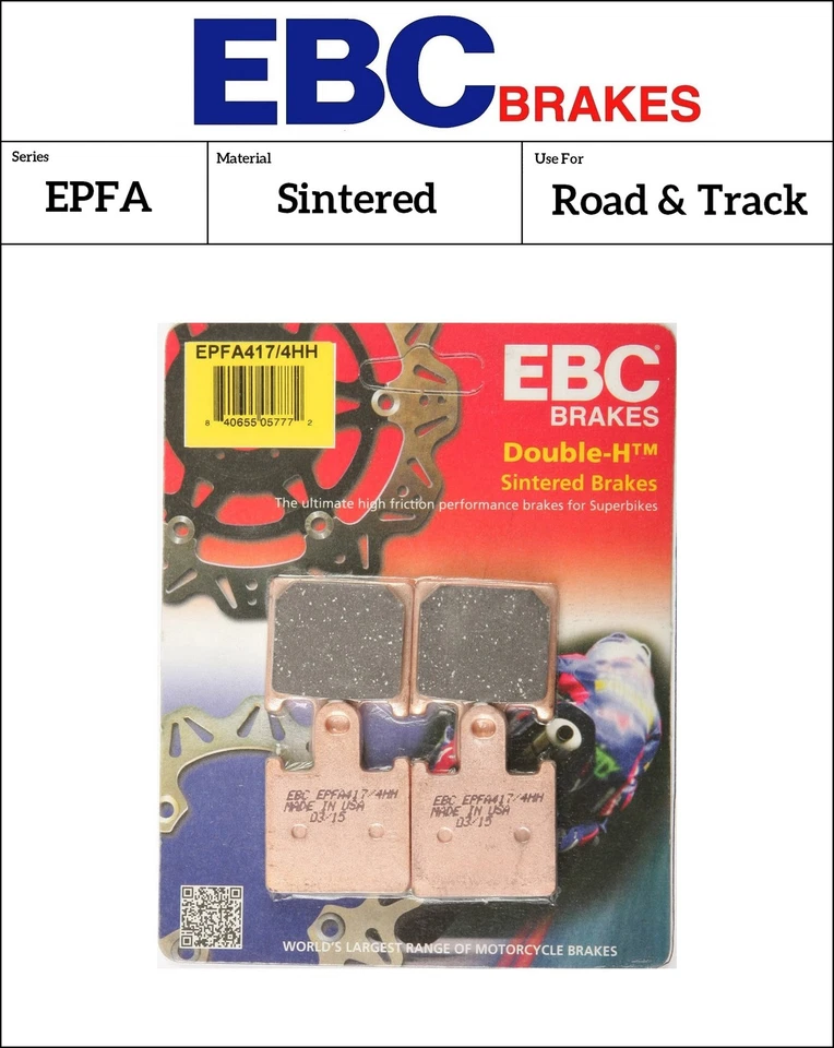 Kawasaki ZZ-R ABS 1400 2018 [Front EBC EPFA-Series Road Race Brake Pads] - Image 1 of 1