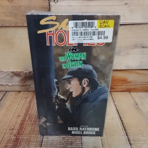 Sherlock Holmes The Woman in Green VHS Sealed Basil Rathbone Nigel Bruce - Picture 1 of 4