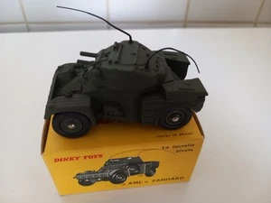 DINKY TOYS AUTO-MITRAILLEUSE PANHARD N°814 NEUF + BOITE D'ORIGINE MADE IN FRANCE - Foto 1 di 10