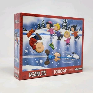 Rompecabezas Peanuts 1000 piezas invierno patinaje acuario 2023 sellado de fábrica NUEVO - Imagen 1 de 9