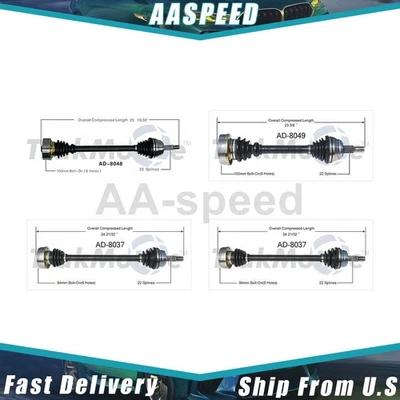 Conjunto de eje CV conjunto de eje delantero trasero para Volkswagen Quantum 1987 1986 Foto 1 de 4