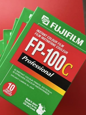 6x Fuji  FP-100c instant color film packs Fujifilm - Image 1 of 3