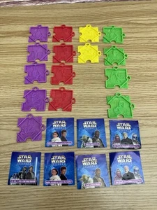 15 pezzi puzzle Star Wars Episodio II Attacco dei cloni Frito Lay. 7 etichette - Foto 1 di 7