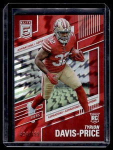 2022 Donruss Elite Aspirations Shimmer Red Tyrion Davis-Price Rookie 434/499 San - Picture 1 of 2