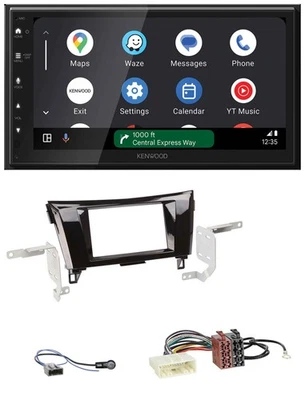 Kenwood DAB Bluetooth USB MP3 2DIN Autoradio für Nissan X-Trail 2014-2022 Klavie - Bild 1 von 4