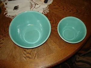 2 Homer Laughlin Vintage Apple Tree Bowls - 7" & 9 & 1/2" - Picture 1 of 13