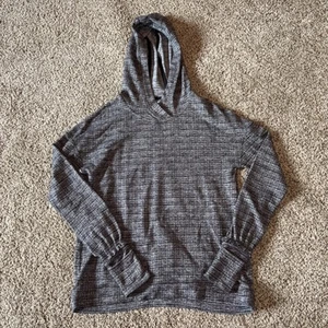 Lululemon Heather Gray Sz Small Gathered Gray Pullover Hoodie Women’s - Picture 1 of 8