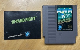 10-Yard Fight NES Cartridge with Manual Included *Tested*
