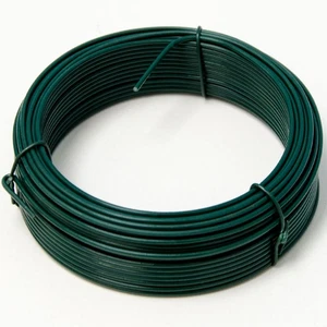 Bindedraht 25m Spanndraht Ø 2,0mm Blumendraht Basteldraht Zaun Draht Rolle Grün - Bild 1 von 4