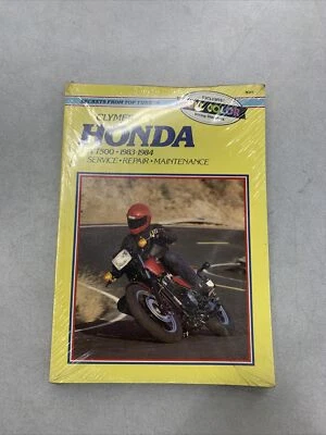 Honda VT500 CLYMER 1983-1984 MANUAL DE REPARACIÓN DE MOTOCICLETA Foto 1 de 4