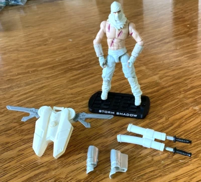 Figura sin camisa GI Joe 2009 Storm Shadow (versión 34a) 3,75" serie 25 World Ship Foto 1 de 4